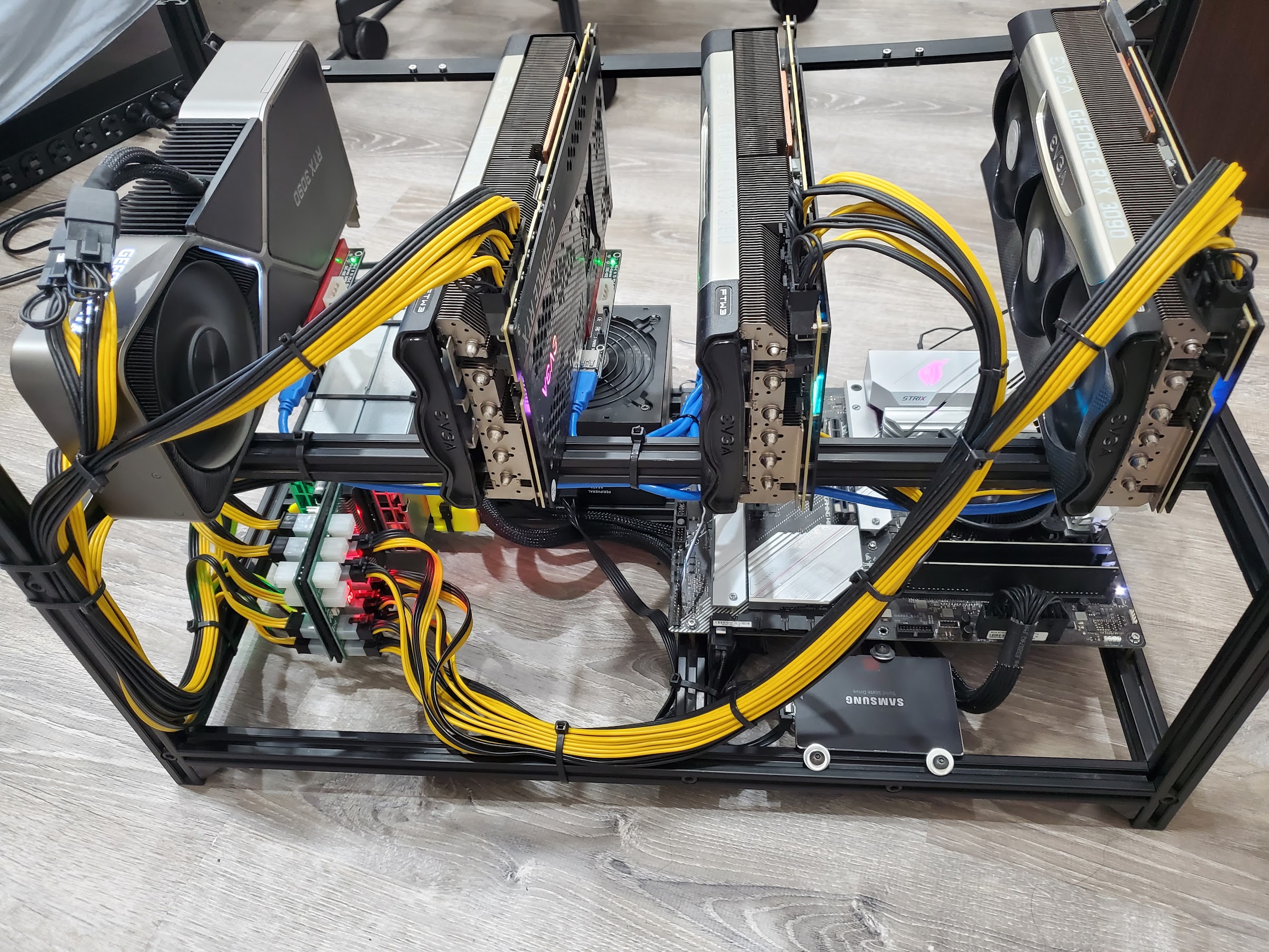 crypto mining rig